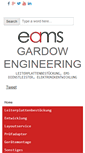 Mobile Screenshot of gardow-engineering.de