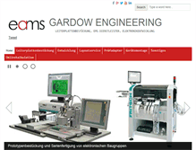 Tablet Screenshot of gardow-engineering.de